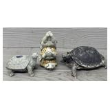(3) Resin Turtle Pond/Garden Features