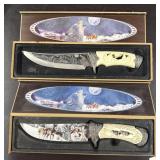(2) Large Wolf Knives w/ Boxes