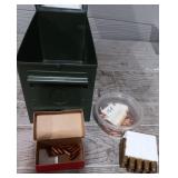 Metal Ammo Can With Reloading Bullets/ Brass