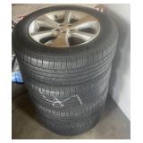 (4) Michelin Defender Tires w/ Subaru Rims