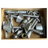 Router Bits in Wooden Box