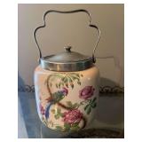 English Flosmaron Biscuit Jar