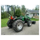 4x4 tractor with front loader>