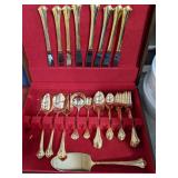 Twilight Night gold plate flateware>