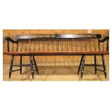 with 8 leg two section stretcher base>