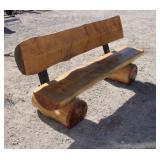 half log bench