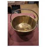 brass candy makers bucket, some damage