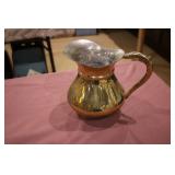 brass bedside pitcher