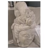 24 inch tall carved marble >