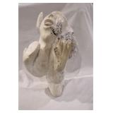 17 inch tall stone carved >>