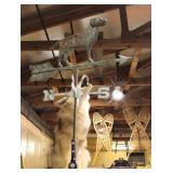 brass dog weathervane