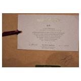 Michigan artist, autographed on back