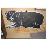 cardboard Bear targets