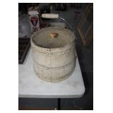 wooden bucket