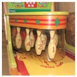 pins raised when triggered by the >>