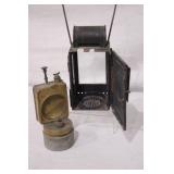 inside carbide lantern in great condition >