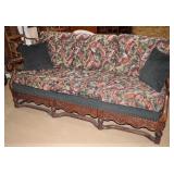 1930s Jamestown Lounge Co  Feudal Oak sofa >