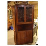 pine corner cabinet