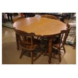 formica top maple dine set >