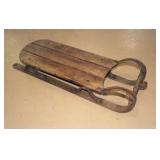 early bentwood childs sled >>