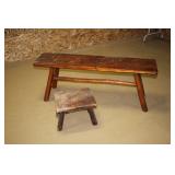 Rittenhouse bench and stool