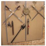 assorted fantsy weapons