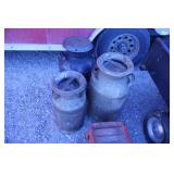 milk cans