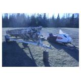 aluminum boat, some damage