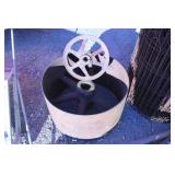 large flat belt pulley wheels