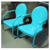 heavy vintage spring chairs