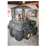 sun shade roof and grass collecting system >