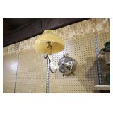 close ups, 1920s PB bracket lamp>