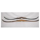 Bear recurve bows, close ups >