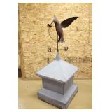 tin cupola with hummingbird 