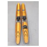 Dick Pope Jr wooden water skiis >>