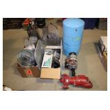 well tank, pump and related