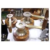 brass sailboat rachet winches >