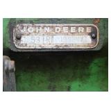 tag located on engine block >