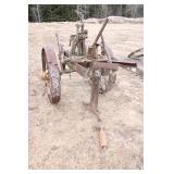 with mole, on iron wheels >