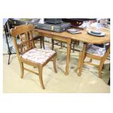 dropleaf table with chairs