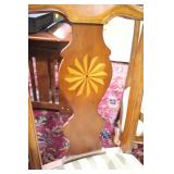 inlaid design on back >