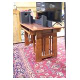 modern Mission style library table