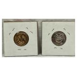 1902 Silver plated Indian Cent;