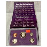 14. 1984-1993 United States Proof Sets;