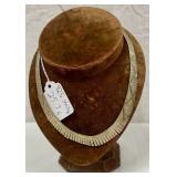 Sterling Silver Necklace 925 sterling 25.3g;