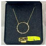 14kt 0.6g Gold Necklace;