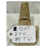 10kt 2.4g VFTW Gold Ring;
