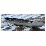 17ft Aluminum Canoe;