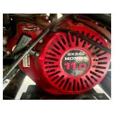 Powered by 11hp Honda engine>