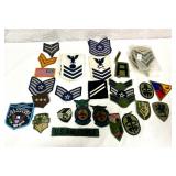Assorted Military Patches & More;